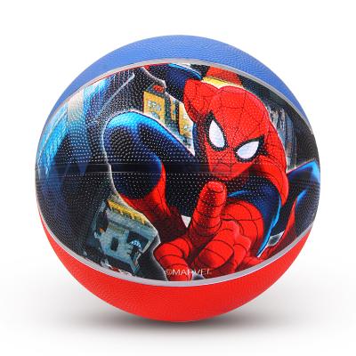 China Medium indoor basket ball of no. 5 Hot Selling Kids Outdoor Sports Wonder Ball Toys Spiderman Rubber Basket Rubber Ball for sale