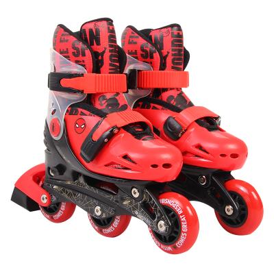 China PVC ROLLERS Marvel Spiderman Kids Skate Wheel Plastic Color Snap Roller Mount for sale