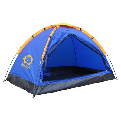 China Tube Type Tent Stake New Arrival Durable Quality Dark Blue Outdoor Waterproof Camping Uv30 Tent For 2 Person for sale