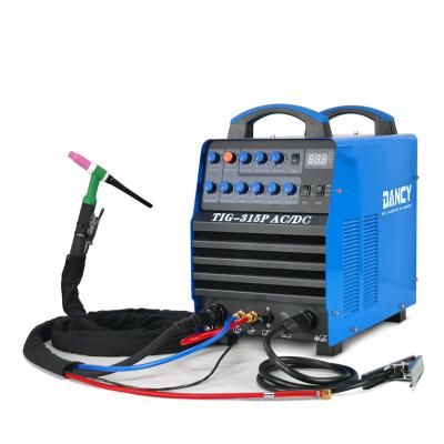 China Building Material Shops Pulse Argon Welder TIG 315P AC DC Three Phase Tig Pulse Welding Machine for sale