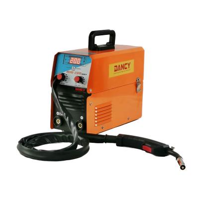 China Hotels 220V Glasless MIG Cat Muttahida Majlis-e-Amal Welding Machine Input Wire 1.0KGS Capacity Flux Core Wire Welding Machine Small Size Portable for sale