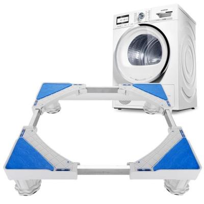 China Hotel Factory Direct Washing Dryer Base Mobile Refrigerator Washing Machine Stand Adjustable Base for sale