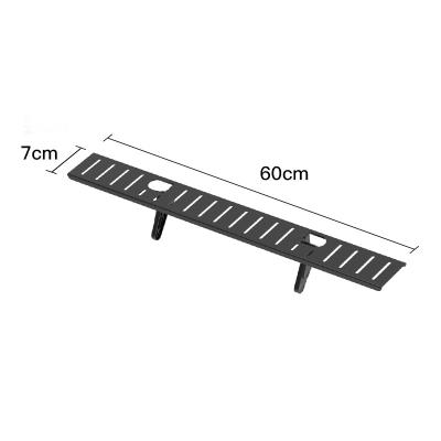 China 60*7cm Viable / Supper Slim Narrow Metal Steel Top TV Shelf 23.6*2.75 inch for sale