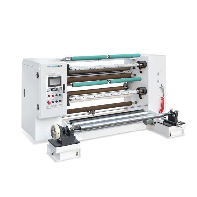 China Food CE Certificate Melt Fabric Slitting Machine Blown Nonwoven Fabric Slitter Rewinder Machine for sale