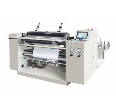 China Food Cashier Heat Sensitive Paper Fax Paper Paper Roll Slitting Rewinding Machine for sale