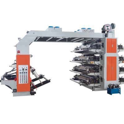 China Factory High Speed ​​Fully Automatic Plastic Sheet Aluminum Foil Flexo Nonwoven Printing Machine for sale