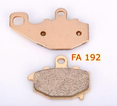 China Sintered Metal Motorcycle ATV UTV FA192/FA192V/FA192HH Sintered Copper Brake Pads for sale