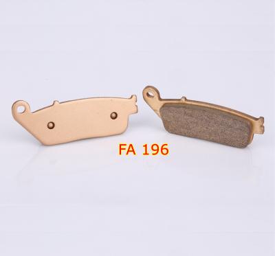 China Sintered metal motorcycle atv utv utv china factory quality FA196/SFAC196/FA196HH/SFA196HH sintered copper brake pads for sale