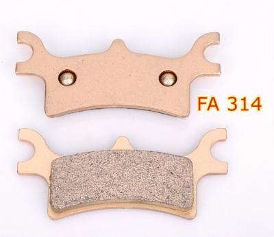 China Sintered Metal Motorcycle ATV Utv FA314 FA314/FA314R Sintered Brake Disc Copper Pad for sale