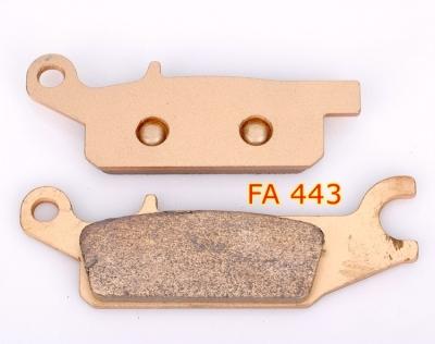 China sintered metal motorcycle motorbike atv utv fa 443 FA443TT/FA443R sintered copper brake pads for sale