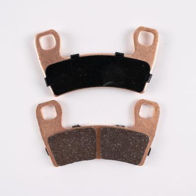 China FA657/FA657TT/FA657R ATV UTV Metal Copper Alloy Metal Motorcycle Good Performance Stop Brake High Force Sintered Copper Brass Brake Pads for sale