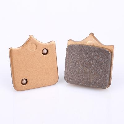 China Motorcycle Wholesale Copper Front Sintered Copper Brake Pads for sale