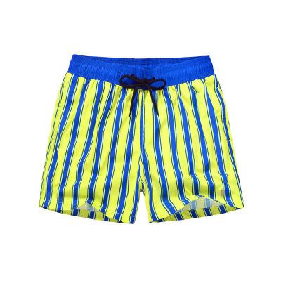 China Factory direct QUICK DRY men's shorts nylon printed shorts men's beach pants striped half pants loose casual shorts for sale