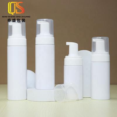 China Cosmetic Foam Bottle Foam Soap Dispenser White Bottle Pump Cosmetic Foam Dispenser Bottle for sale