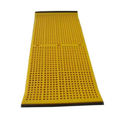 China High Quality Vibrating Screen Polyurethane Stone Panel Self Cleaning Screen Molding Dewatering Mesh For Mine for sale