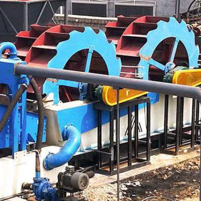 China Factory Price Gravel Gold Seal Screen Dewatering System Sand Washing Recycling Machine Double Wheel Sand Washing Machine for sale