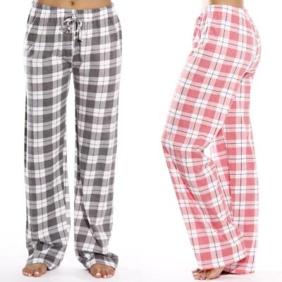 China Plaid Pants Anti Static Anti Static Classic Home Soft For Spring Wome / Men for sale