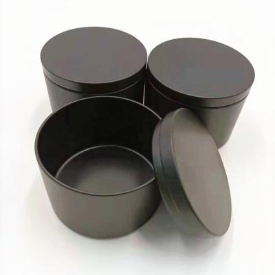 China Gift & Craft 8 ounce 80 x 60 mm candle cookie tin can containers with lid wholesale tin can for candle for sale