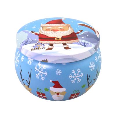 China Custom Home Decoration 4.4oz Christmas Candle Jars For Christmas Festival Candle Jar for sale