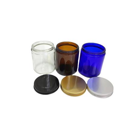 China Gift & Newest Craft Jars For Candle Making Black Glass Candle Jar Candle Cup for sale