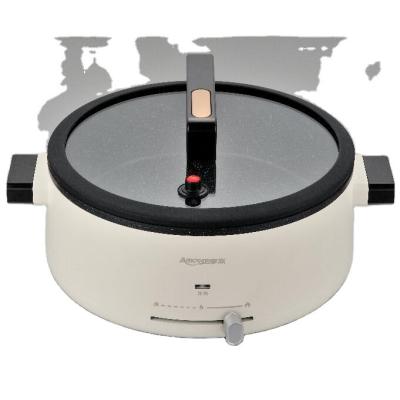 China Sustainable Alu Die Casting Multi Function Electric Cooking Pot for sale