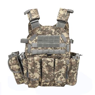 China Tactico Millitar High Strength Tactical Wholesale Custom Vest Assault Combat Camouflage Camouflage Vest Army Military Molle Vest for sale