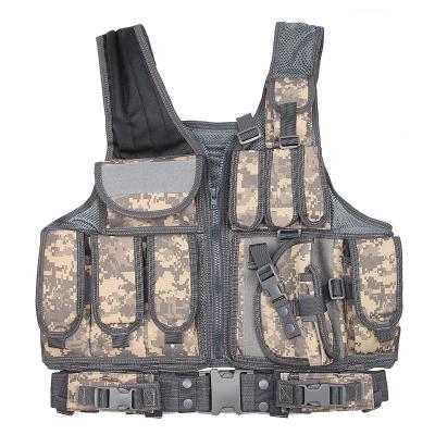 China Best Waterproof Military Tactical Vest Combat Training Breathable Vest Armor Tactical Vest Lightweight Adjustable For Men for sale