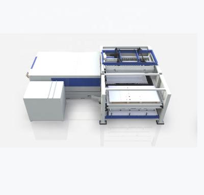 China Laser CUTTING carbon steel laser cutter 1500watt cnc metal fiber laser cutting machine with automatic loading and unloading system for sale