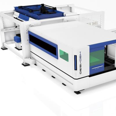 China Laser Cutter CNC Plate Fiber Metal Laser Cutting Machine with Automatic Loading and Unloading System for sale