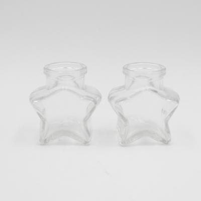 Китай Viable empty star shaped glass jar with cork mini glass jam jar glass jar for baby продается