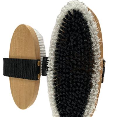 China Wholesale Horse Body Factory Horse Brush Cleaning Wood Brushes Wood Pet Brush for sale