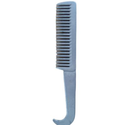 China ALUMINUM COMB of ROMA MANE SELECTION COMB and HOOF Aluminum MANE Horsehead Mane Comb for sale