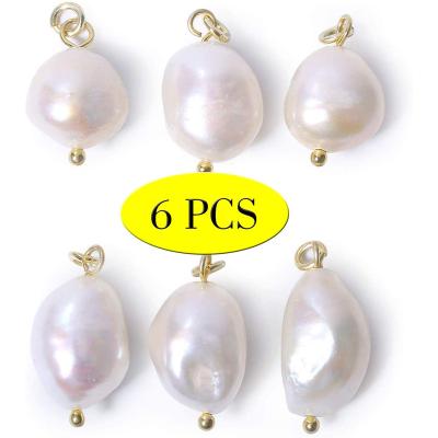 China Decoration jewelry 6 pcs perla barrocas agua dulce d'agua 6 pieces set baroque freshwater pearl S925 pendant jewelry for sale