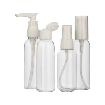 China BEAUTY PACKAGING Hot Selling Customized Empty Plastic Bottle 60ml Travel Set Pack Travel Bottles for sale