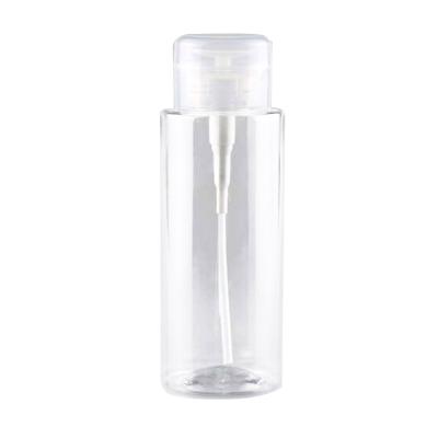 China BEAUTY PACKAGING white and black bottle plastic makeup remover water bottle makeup remover bottle for sale