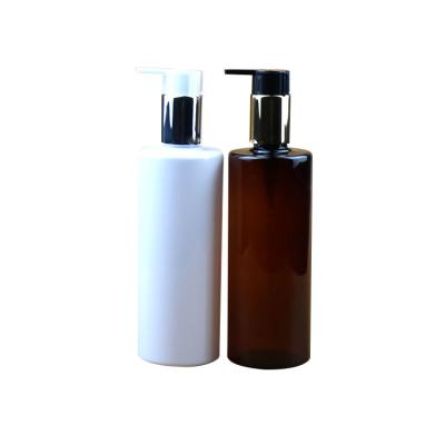 China BEAUTY PACKAGING 300ml Good Quality Empty Pump Bottles Plastic Container Bottle Shampoo With Big Aluminized Pump Head for sale