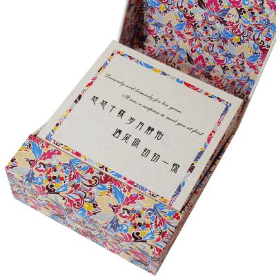 China Recycled Materials Wholesale Custom Printed Packaging Decorative Book Shaped Boxes for sale