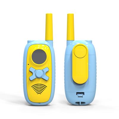 China Outdoor Sports Travel Camping Hiking Kids Walkie Talkie 3 Channel LCD Display Two Ways Radio Toy Walkie Talkie For Kids 3-5KM Range 22 Channels With Light instant for sale