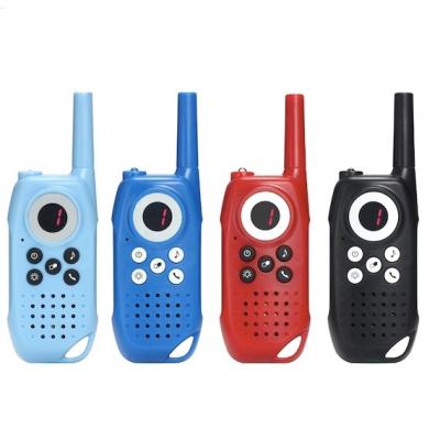 China Outdoor Sports Travel Camping Hiking Best Christmas Gift 2021 For Kids Wireless Handheld Mini Walkie Talkie Cheapest Toys 3 Channels With Flashlight for sale