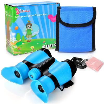 China Outdoor Play/Exploration& Outdoor Games Study Mini Long Range Binoculars Nature Adventure Backyard Camping Exploration Toys for Kids Explorer for sale