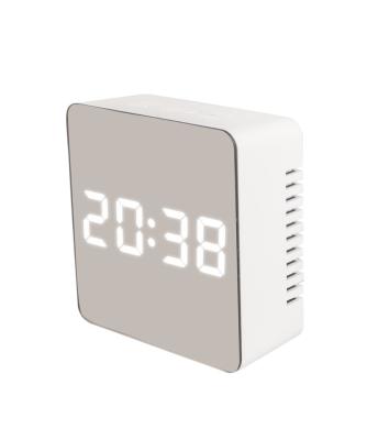 China LUMINOVA Digital Electronic Multifunctional Nap Display Timetable Alarm Mirror Led Clock for sale