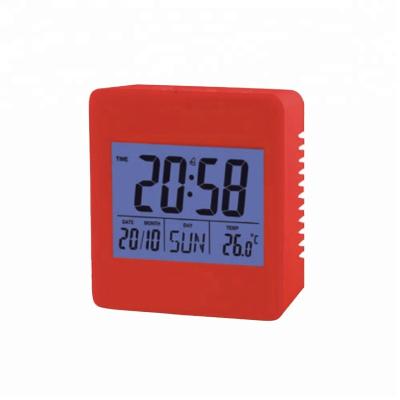 China Class Table Cheap Alarm Clock LCD Calendar Digital Pendulum for sale