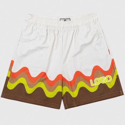 China Antibacterial Printing High Quality Casual Plain Polyester Outdoor Men Elastic Shorts for sale