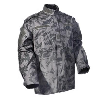 China Tear Resistant Men's Camouflage Night Camouflage Suit Tactical Combat Uniform Military Army ACU for sale