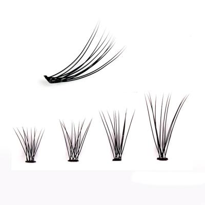 China 10pcs Hot Melt Natural Cheap Long Hair Transplant Beauty Salon Grafting Professional False Eyelash Extensions for sale