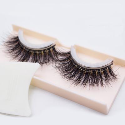 China No Mess China Eyelash Supplier In Stock Mink Natural Reusable Self Adhesive Lashes for sale