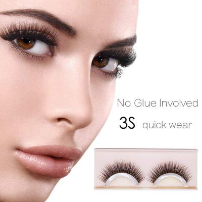 China No Mess Wholesale Fashion 3D Natural Reusable Self Adhesive Eyelashes for sale