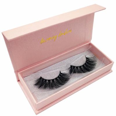 China FactoryLong Natural Long Eyelashes 3D Reusable Handmade Thick Mink Eyelashes From China for sale