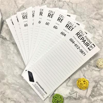 China Low MOQ A4 A5 A6 Loose Leaf Custom Promotional Gift To Do List Notepad With Printed Company Logo And Name for sale