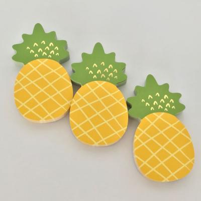 China Cardboard Cover Customized Design Fruit Shaped Memo Pad Self Adhesive Sticky Notepad for sale